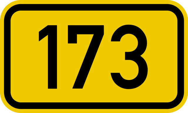 File:Bundesstraße 173 number.svg - Wikimedia Commons