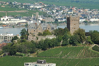 <span class="mw-page-title-main">Klopp Castle</span> Castle in Bingen am Rhein, Germany