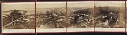 Panoramic view of Singapore from St Andrew's Church Spire, 1863.