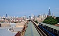 View from Ashland station on the CTA green line.