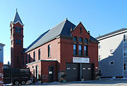 Cambridge Street Firehouse, Worcester, Massachusetts, 1886.