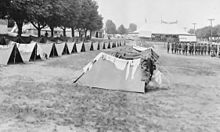 Pup tents at Camp Crane, Summer 1917 Camp Crane Pup Tents.jpg