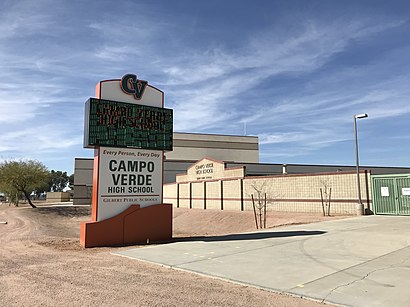 How to get to Campo Verde High School with public transit - About the place