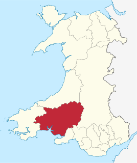 Scheduled monuments in Carmarthenshire