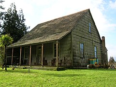 Typical house of German settlers in southern Chile, in Los Ríos and Los Lagos regions.
