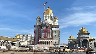 <span class="mw-page-title-main">People's Salvation Cathedral</span> Romanian Orthodox cathedral under construction in Bucharest