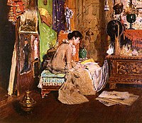 Nell'angolo dello studio (1881)