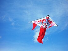 A kite in flight Chinese Kite.jpg
