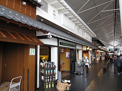 Shops in traditional Japanese style