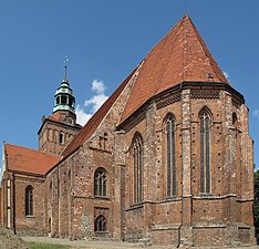 Gotische Jakobikirche aus dem 13. Jahrhundert