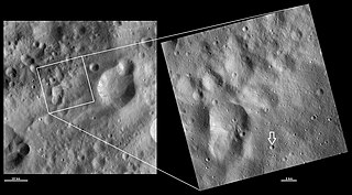 <span class="mw-page-title-main">Claudia (crater)</span> Small crater used for prime meridian on 4 Vesta