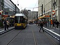 Deutsch: Neubaustrecke Alex II mit GT6NZ English: type GT6N-ZR at Dircksenstraße (Alexanderplatz)