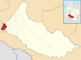 Localisation de San José del Fragua