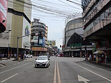 Colon Street is the one the oldest road in the Philippines Colon Street-Osmena Boulevard intersection (Cebu City; 09-05-2022).jpg