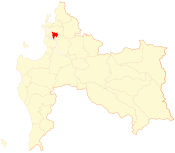 Location of Chiguayante commune in the Biobío Region