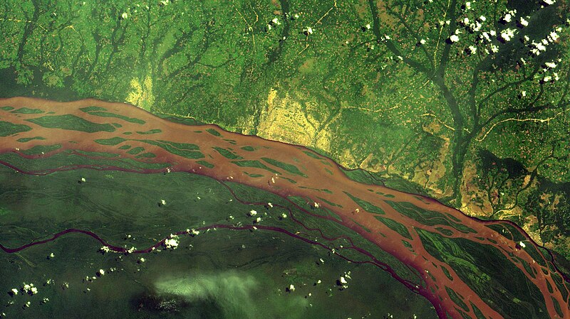 File:Congo River CBERS4 MUX satellite image at Democratic Republic of the Congo, Africa.jpg