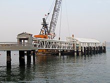 Construction of Gate G in November 2018 Construction of new Gate G near the Ferry Building, November 2018.JPG