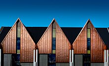 The restored building Copper coated. Knox Church. Christchurch. (15285609332).jpg