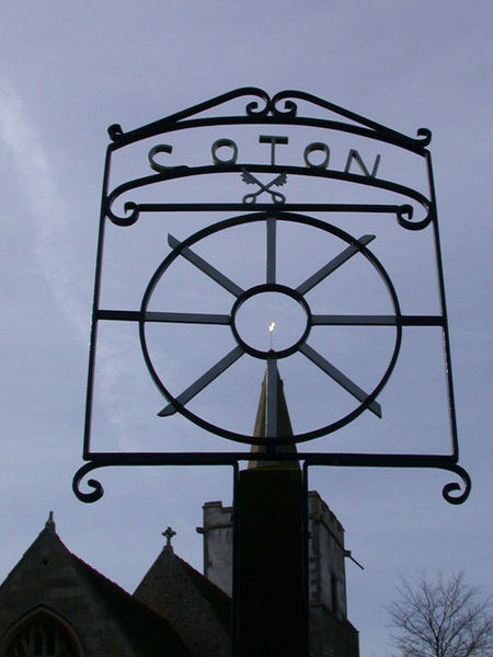 File:Coton Village Sign - detail - geograph.org.uk - 704057.jpg