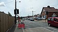 English: Some road works signs in Cowes Road, between Newport and Cowes, Isle of Wight, near Stag Lane. This is part of the ongoing major works in Stag Lane itself.