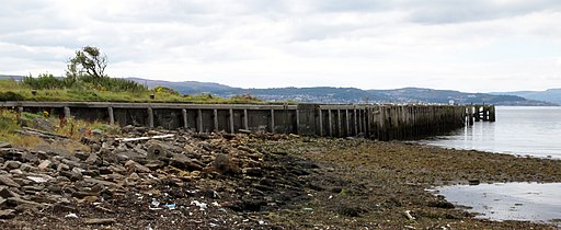 Craigendoran Pier from the west, Helensburgh, Scotland