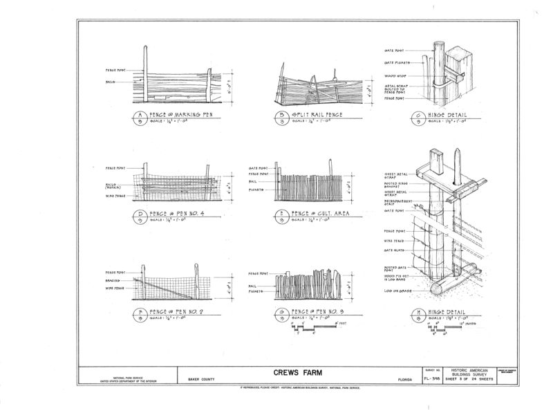 File:Crews Farm, Macclenny, Baker County, FL HABS FL-398 (sheet 3 of 24).png