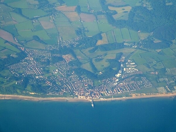 Cromer, the administrative centre of North Norfolk and the second-largest settlement