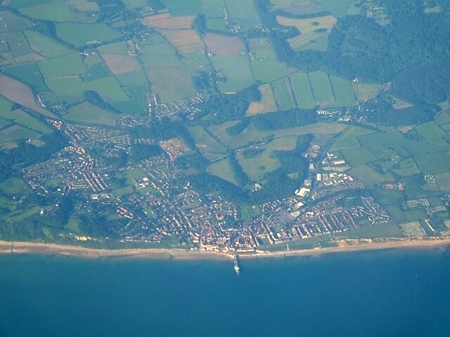 Cromer, the administrative centre of North Norfolk and the second-largest settlement