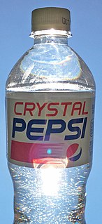 <span class="mw-page-title-main">Crystal Pepsi</span> Clear cola by PepsiCo