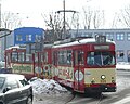 Polski: Tramwaj na ul. Dworcowej English: Train on Dworcowa Street
