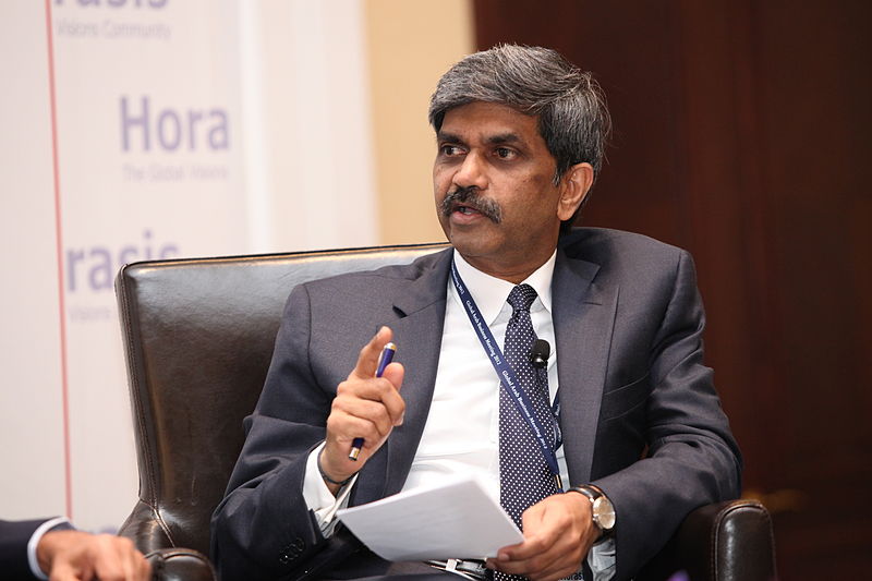 File:D Shivakumar, Member of the Board, Nokia, Finland, making a point on free and fair trade (8268146636).jpg