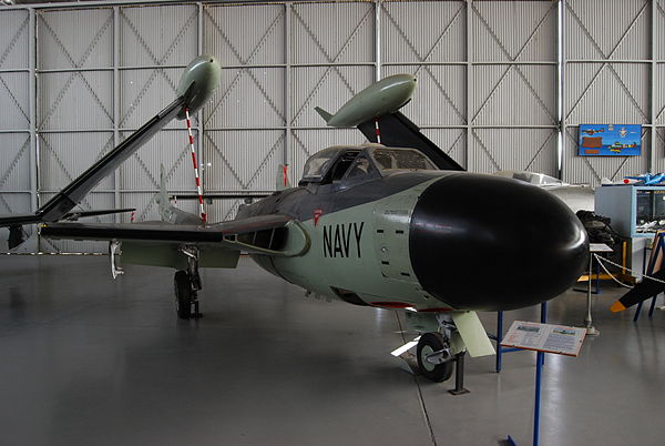 Sea Venom WZ931 at the South Australian Aviation Museum Port Adelaide