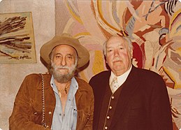DeGrazia and motion picture Cinematographer and Director, Lee Garmes, who worked with DeGrazia on several films c. 1970s