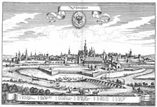 Reichsstadt Schweinfurt in Topographia Franconiae. Matthäus Merian, Frankfurt/M 1656