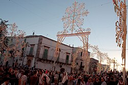 Decorazioni per la festa patronale