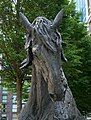 "Goodman's Fields Horses," a sculpture by Hamish Mackie erected in Whitechapel in 2015.