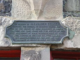 Detail of the plaque beneath the statue of Alexander Selkirk - geograph.org.uk - 945942.jpg