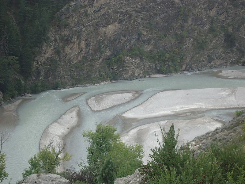 File:Dhauli ganga in its varied form.jpg