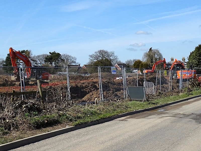 File:Digging up a field for housing - geograph.org.uk - 5728057.jpg