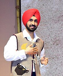 Diljit Dosanjh snapped at the trailer launch of Amar Singh Chamkila 5 (Cropped).jpg