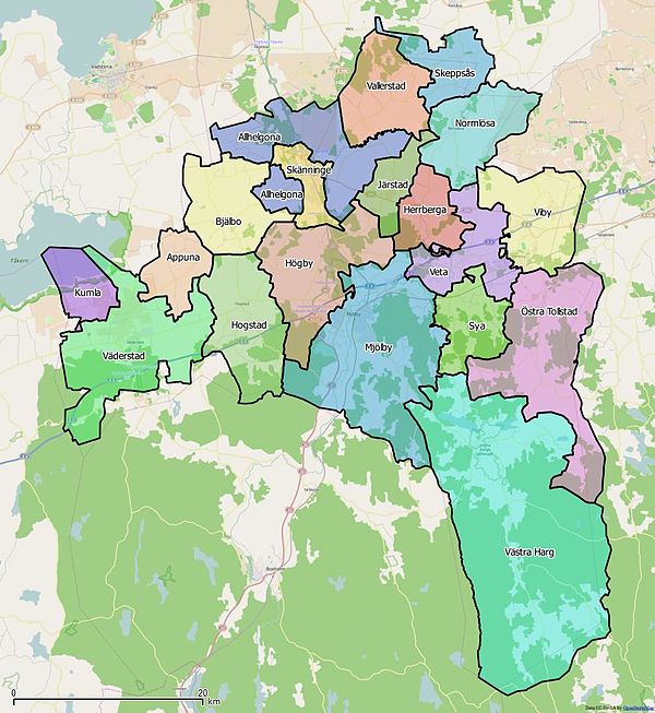 Högby distrikt, Östergötland