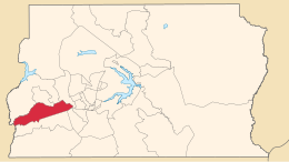 Regione Amministrativa della Samambaia – Mappa