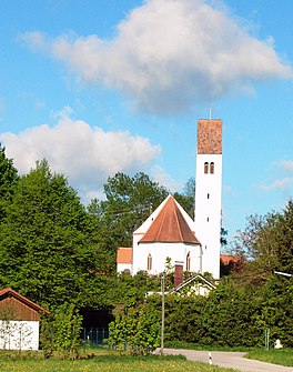 Late Gothic branch church of St. Gangwolf