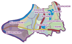 Karte von Mündelheim