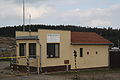 English: Dump site center in Petrůvky, Třebíč District. Čeština: Budova skládky v Petrůvkách, okr. Třebíč.