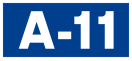 Autovía A-11 shield}}