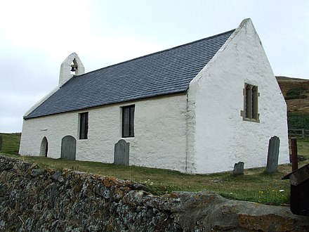 Eglwys-y-Grog, a 13th-century church in Mwnt, Ceredigion