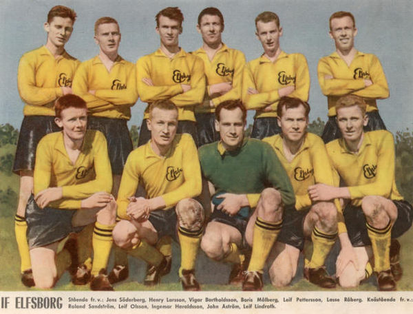 Elfsborg squad who won the national championship 1961.