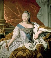 Empress Elizabeth of Russia by anonymous after L.Caravaque (1750s, Taganrog)