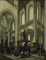 Interior of the Nieuwe Kerk in Amsterdam
